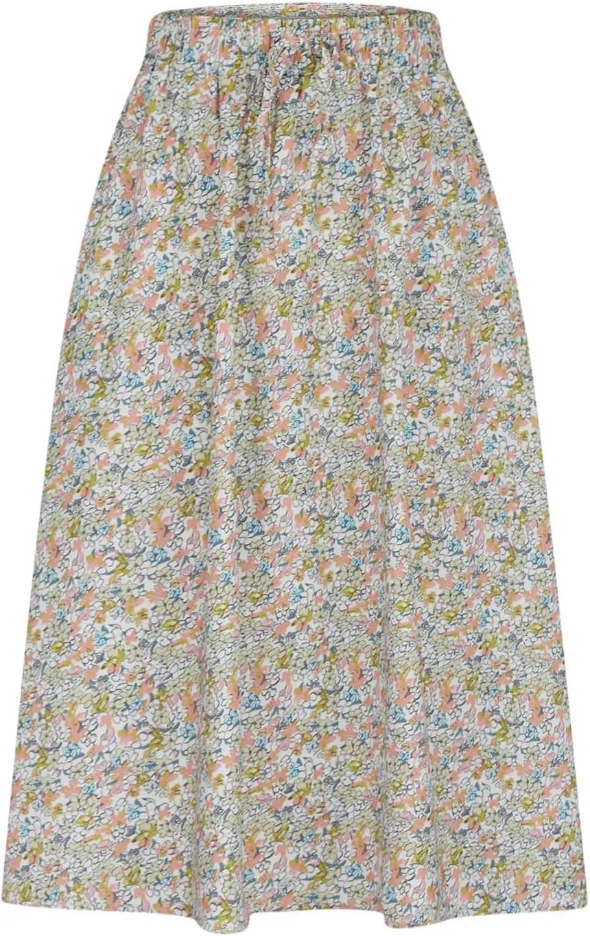 maisdgop Tennis Skirts for Women Casual Zip Knee Length Skirt 2024 Fashion Elastic High Waisted Pleated Skirts with Pockets