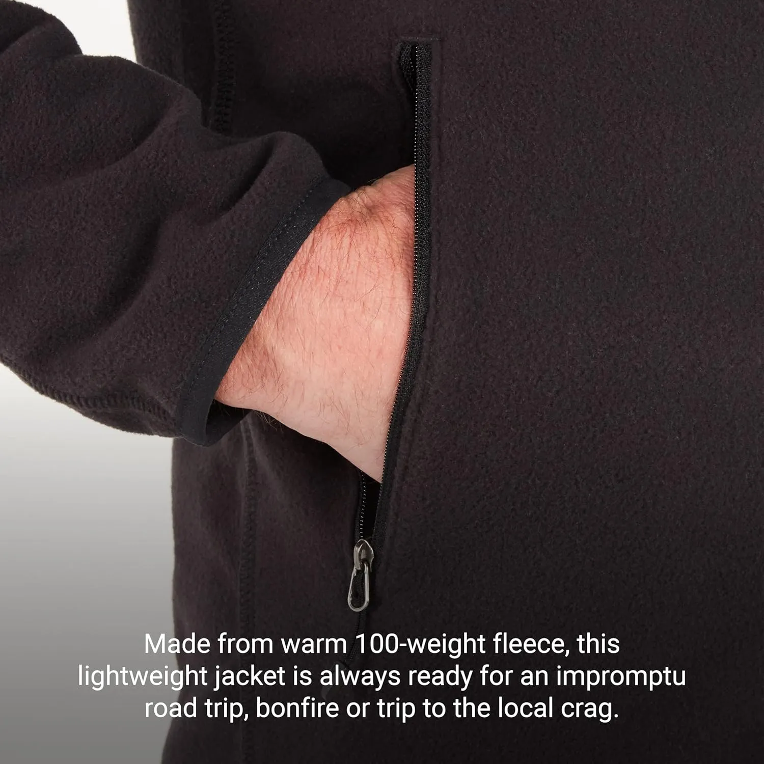 MARMOT Men's Rocklin Full-Zip Jacket - Classic, Warm, Lightweight 100-Weight Fleece Layer