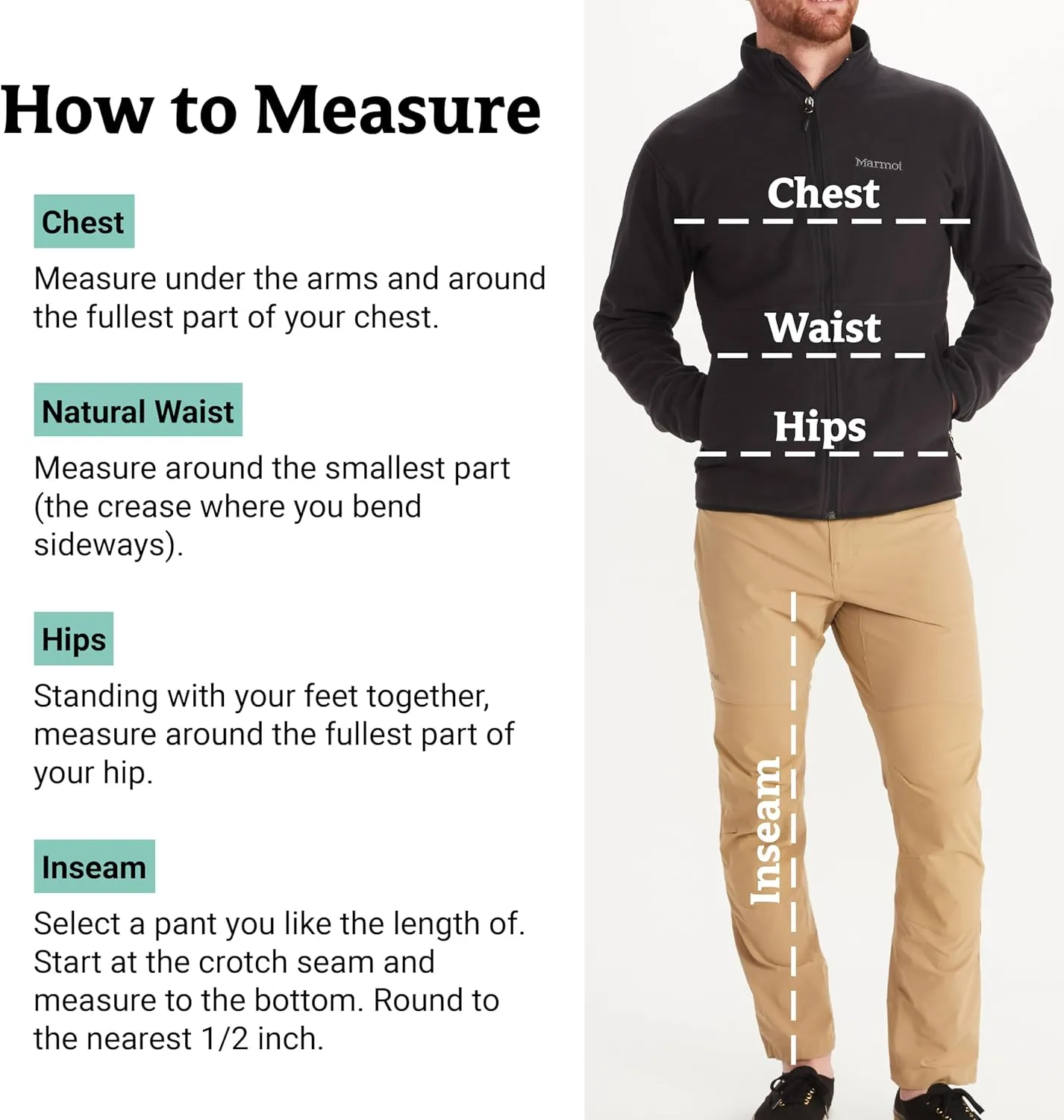 MARMOT Men's Rocklin Full-Zip Jacket - Classic, Warm, Lightweight 100-Weight Fleece Layer
