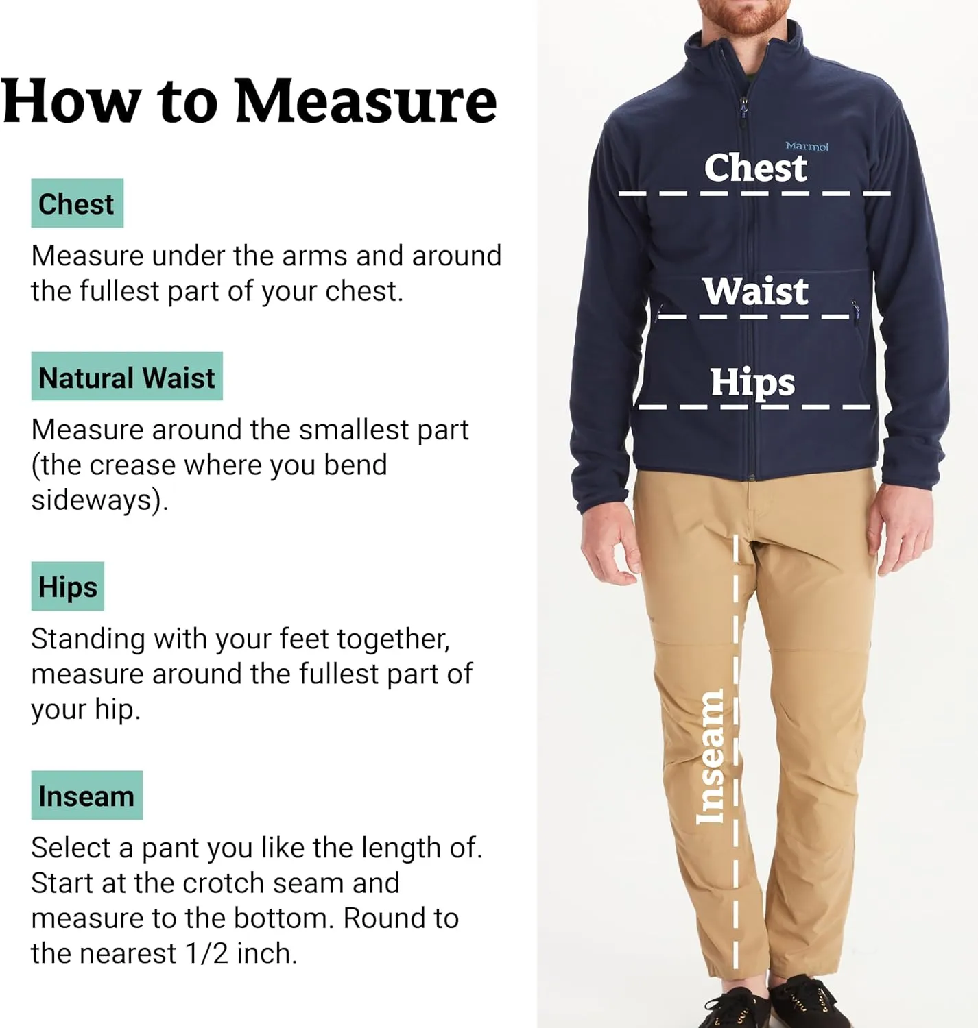 MARMOT Men's Rocklin Full-Zip Jacket - Classic, Warm, Lightweight 100-Weight Fleece Layer