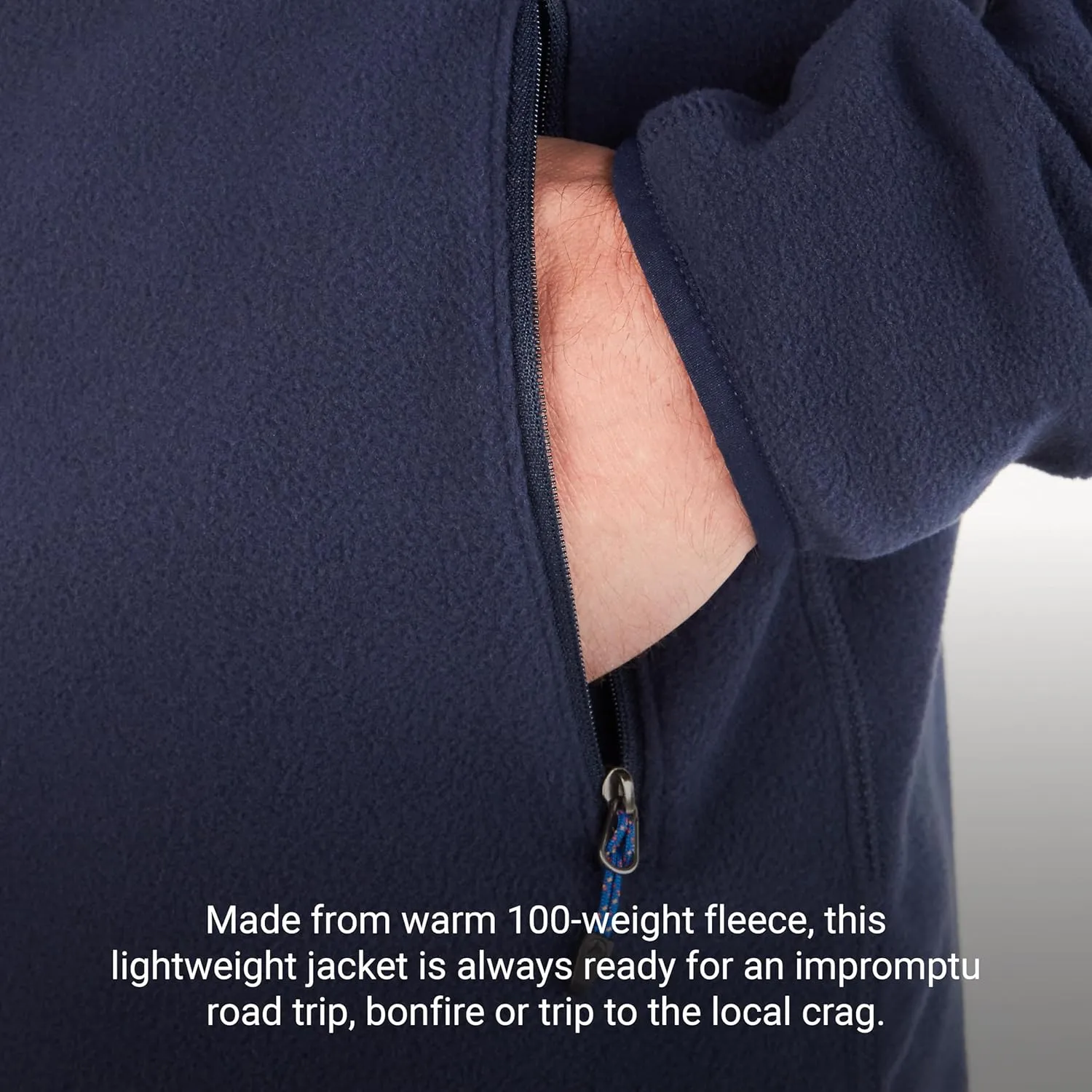 MARMOT Men's Rocklin Full-Zip Jacket - Classic, Warm, Lightweight 100-Weight Fleece Layer