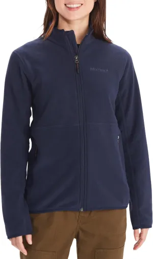 MARMOT Women's Rocklin Full-Zip Jacket - Classic, Warm, Lightweight 100-Weight Fleece Layer