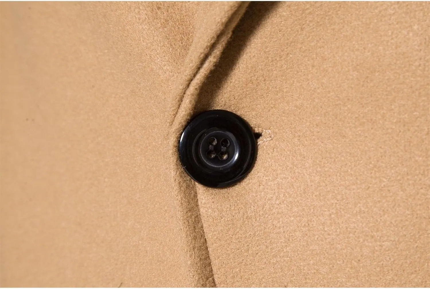 Men Coats Winter Long Winter Overcoat for Men Notched Collar Breasted Slim Fit Casual Trench Coat Everyday Style