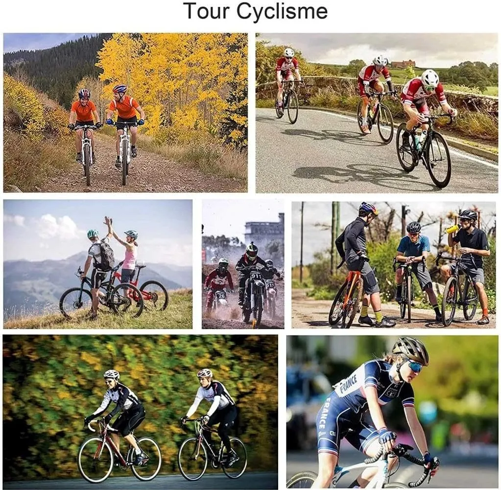 Men Cycling Jersey Set Bike Suit Long Sleeve MTB Cycling Outfits Quick Dry Gel Sponge Padded Cycling Pants