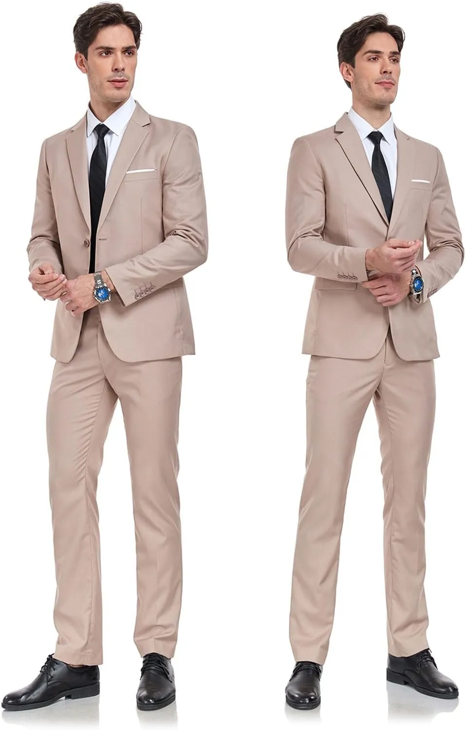 Men Suits 3 Pieces Set Slim Fit Prom Suit Tuxedo Business Formal Suit Wedding Suit Jacket Vest and Pant Suits