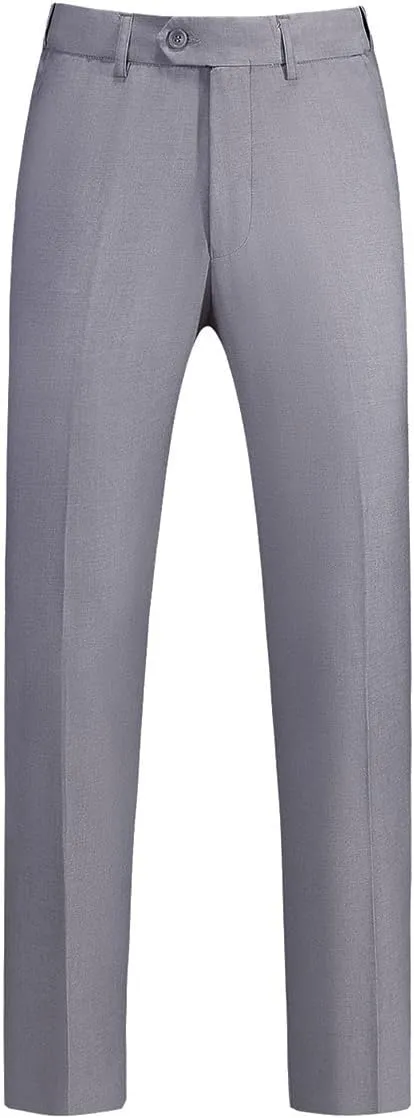 Mens 3 Piece Suits Slim Fit One Button Tuxedo Suits for Men Solid Business Casual for Wedding Blazer Pants Vest Suit Set