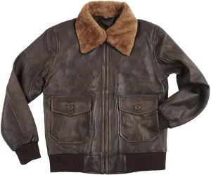 Mens Aviator A-2 Leather Jacket US Air Force Cockpit Flight Pilot Real Lambskin Distressed WW2 Bomber Jackets