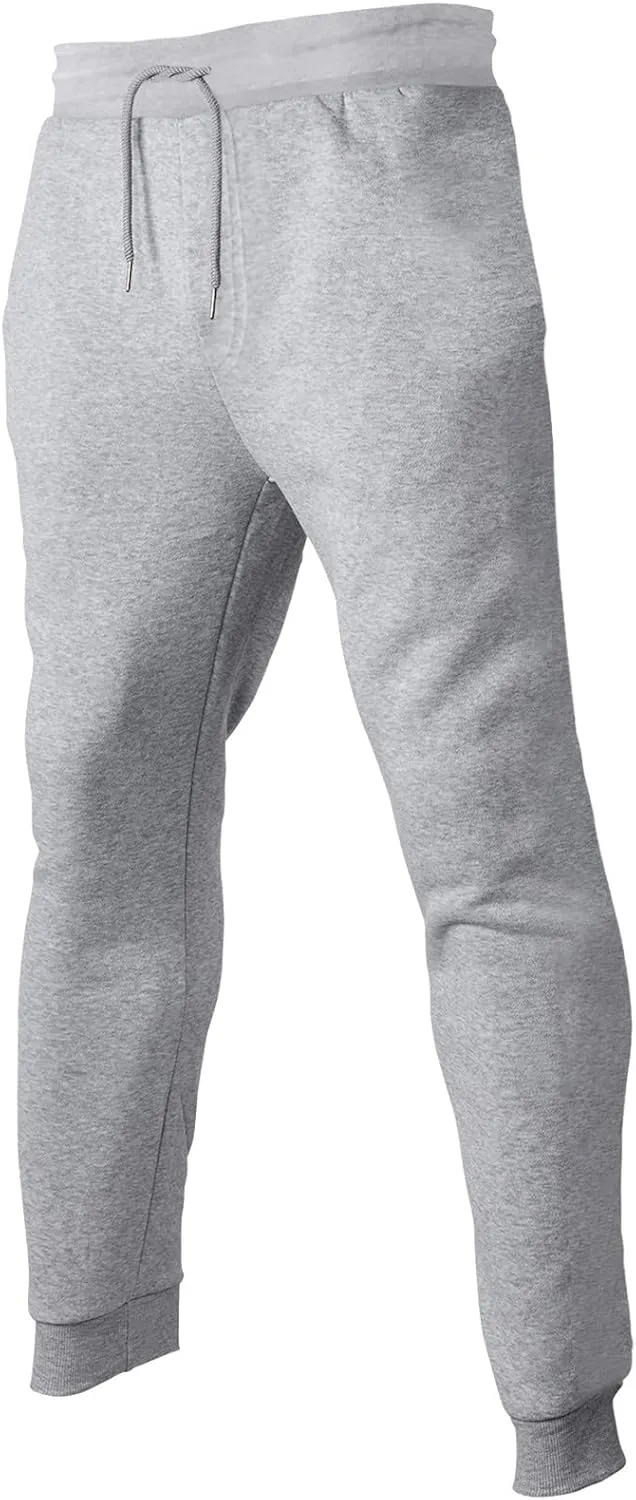 Men's Cargo Sweatpants with Pockets Men Sweatpants Men's Basic Active Fleece Jogger Pants Regular and Big & Tall Sizes