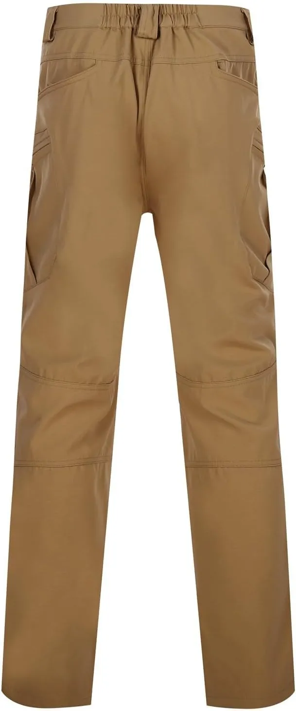 Men's Casual Cargo Pants Straight Leg Stretch Trousers Hiking Tactical Wild Loose-fit Outdoor Pants with Flap Pockets