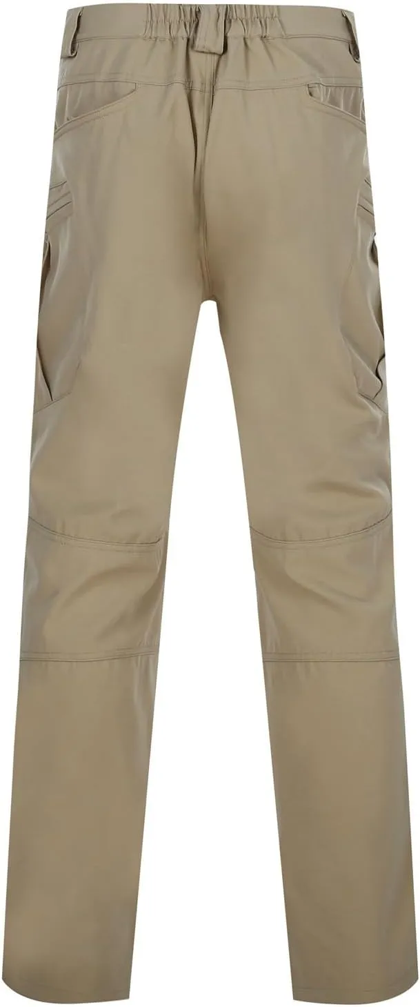 Men's Casual Cargo Pants Straight Leg Stretch Trousers Hiking Tactical Wild Loose-fit Outdoor Pants with Flap Pockets
