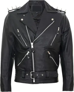Men's Classic Anti Winter Grey Fur Black Real Sheepskin bomber Leather Duffle Coat