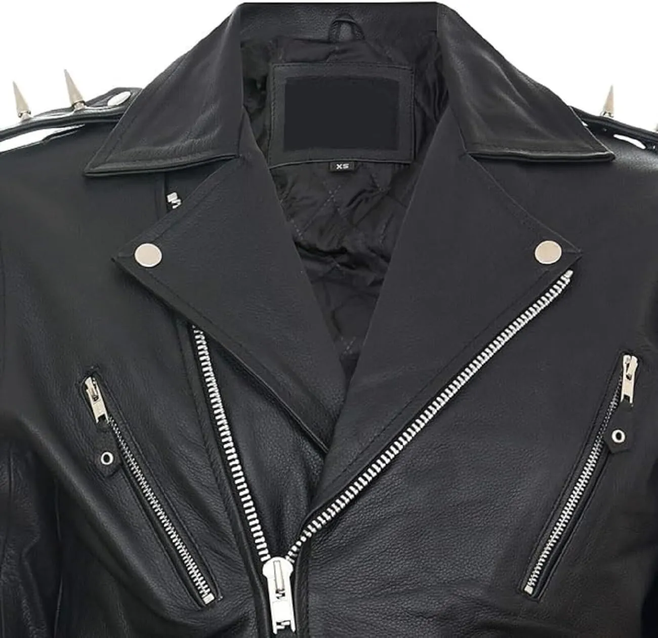 Men's Classic Anti Winter Grey Fur Black Real Sheepskin bomber Leather Duffle Coat
