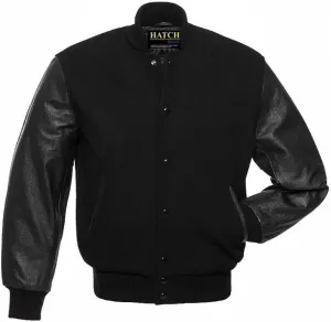 Men's Classic Varsity Letterman Jackets Genuine Leather Sleeve | Wool Blend Baseball College Jacket