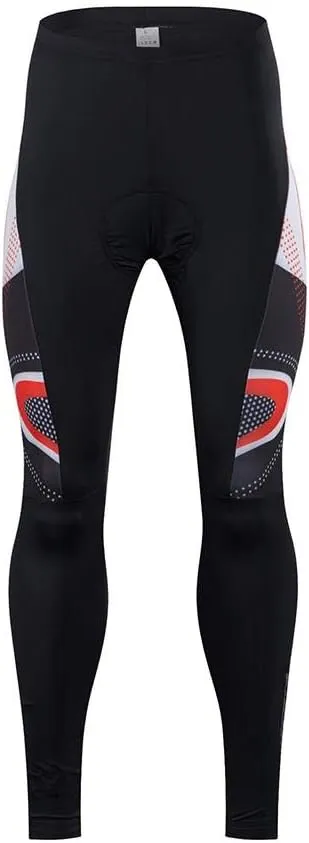 Men's Cycling Jersey Set Long Sleeve Full Zipper Quick-Dry Bike Shirt 3D Padded Cycling Tights Pants