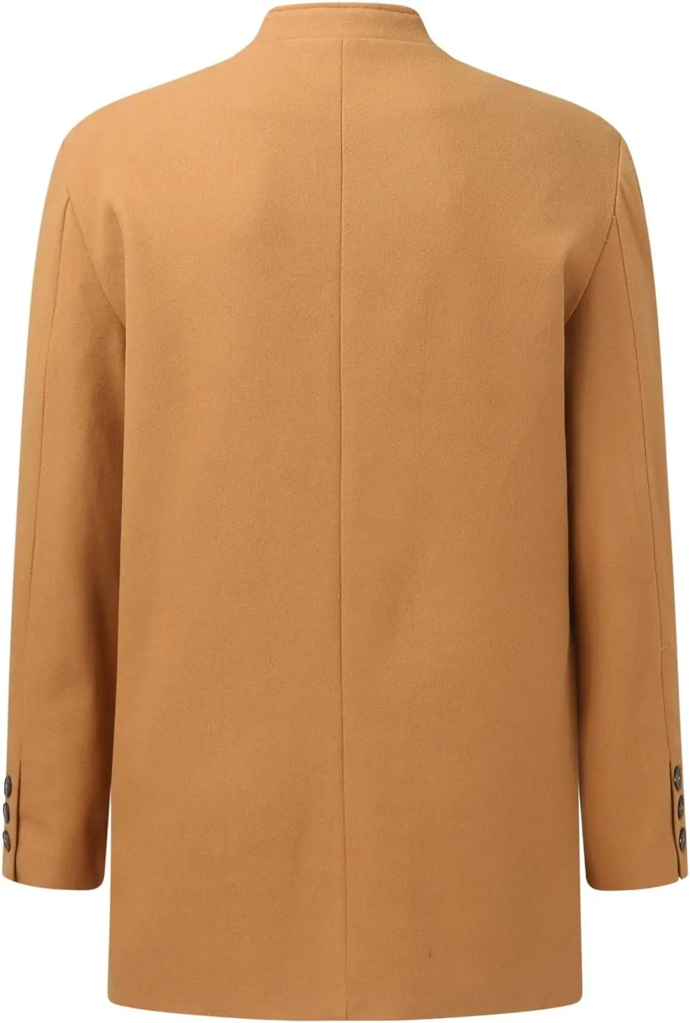 Men'S Fall Winter Jacket Lightweight Casual Coat Button Down Business Jackets Windbreaker