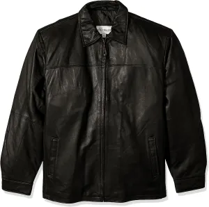 Mens Genuine Black/Brown Hooded Bomber Leather Jacket Real Lambskin Waxed with Removable Hood
