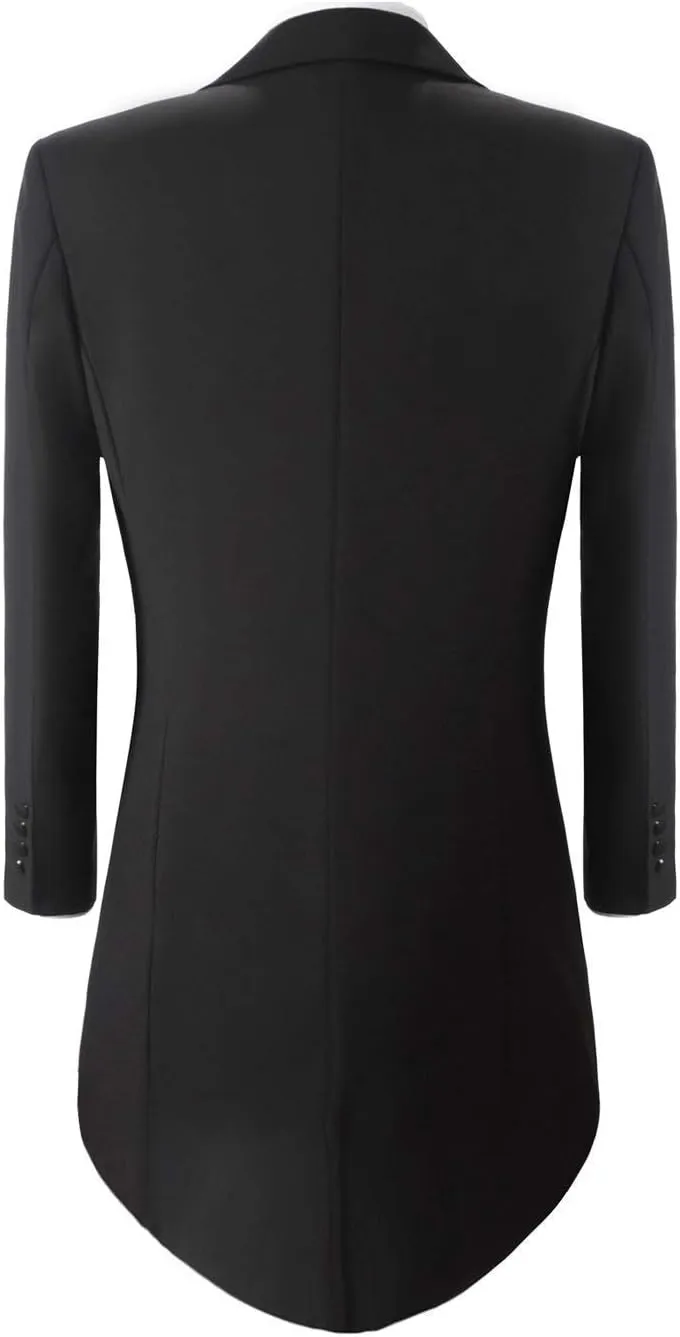 Mens Handsome 3 Pieces Tailcoat Suit Set Business Suit for Men Formal Wedding Attire Classic Outfit 2024 EXZ001