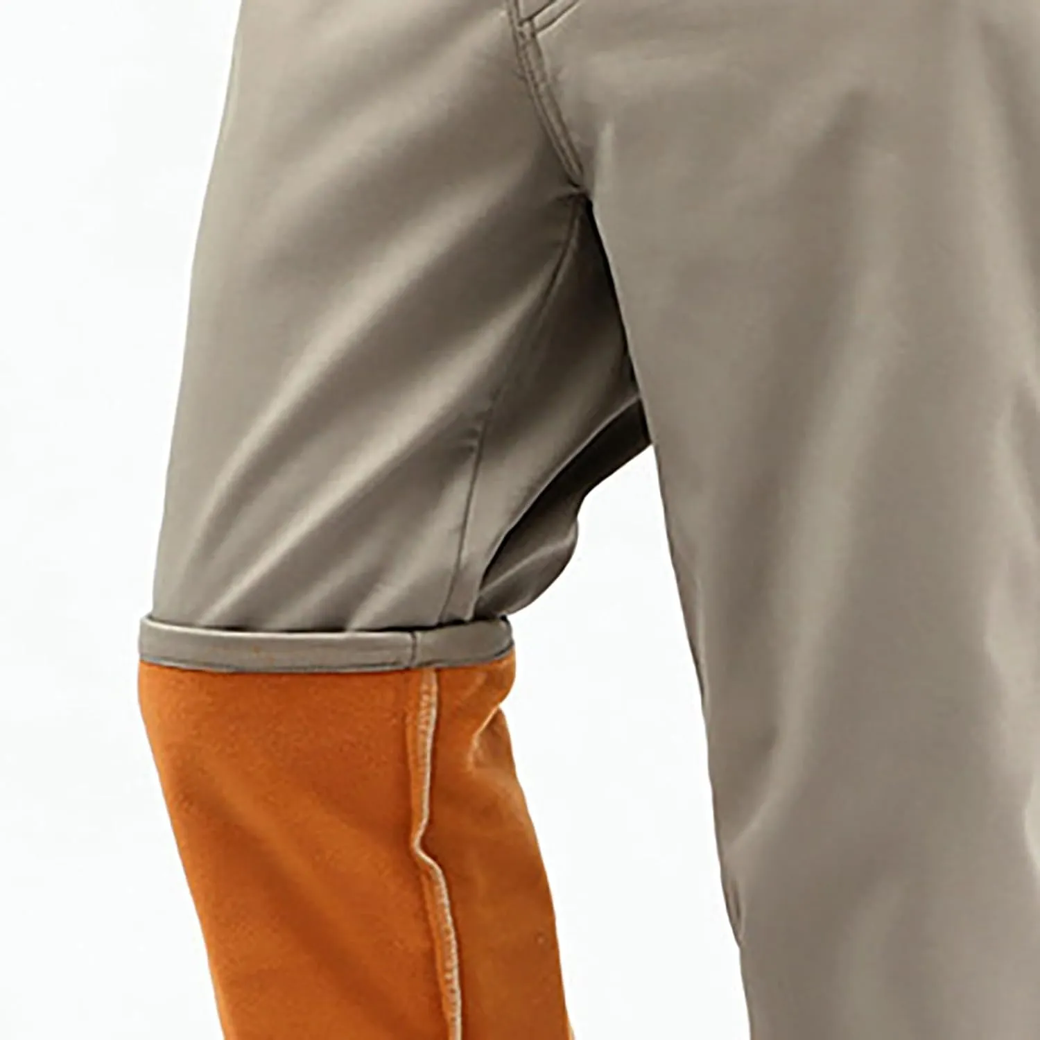 Men's Heavyweight Fleece Cargo Pants Thick Warm Joggers Pants Sherpa Workout Hiking Thermal Skiing Sweatpants
