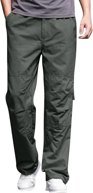 Mens Hiking Pants Mens Cargo Pants Relaxed Fit Tactical Pants Cargo Work Pants Cotton Trousers with Pockets