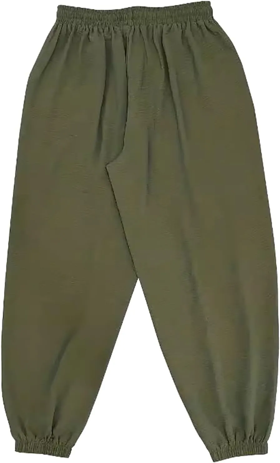 Mens Linen Harem Pants Casual Loose Fit Beach Drawstring Elastic Waist Yoga Trousers Vintage Fashion with Pockets