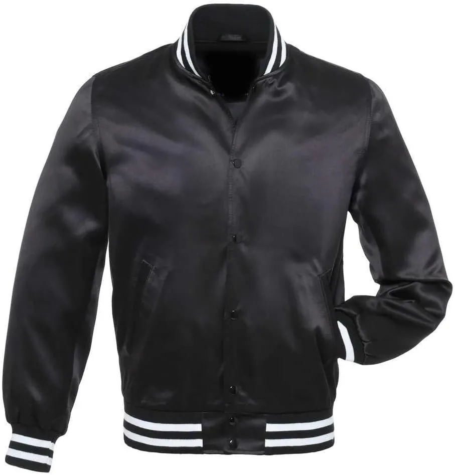 Men's Philadelphia Football Varsity Letterman Bomber Jacket - Eagle Team Fans Windbreaker Polyester Jacket For Men