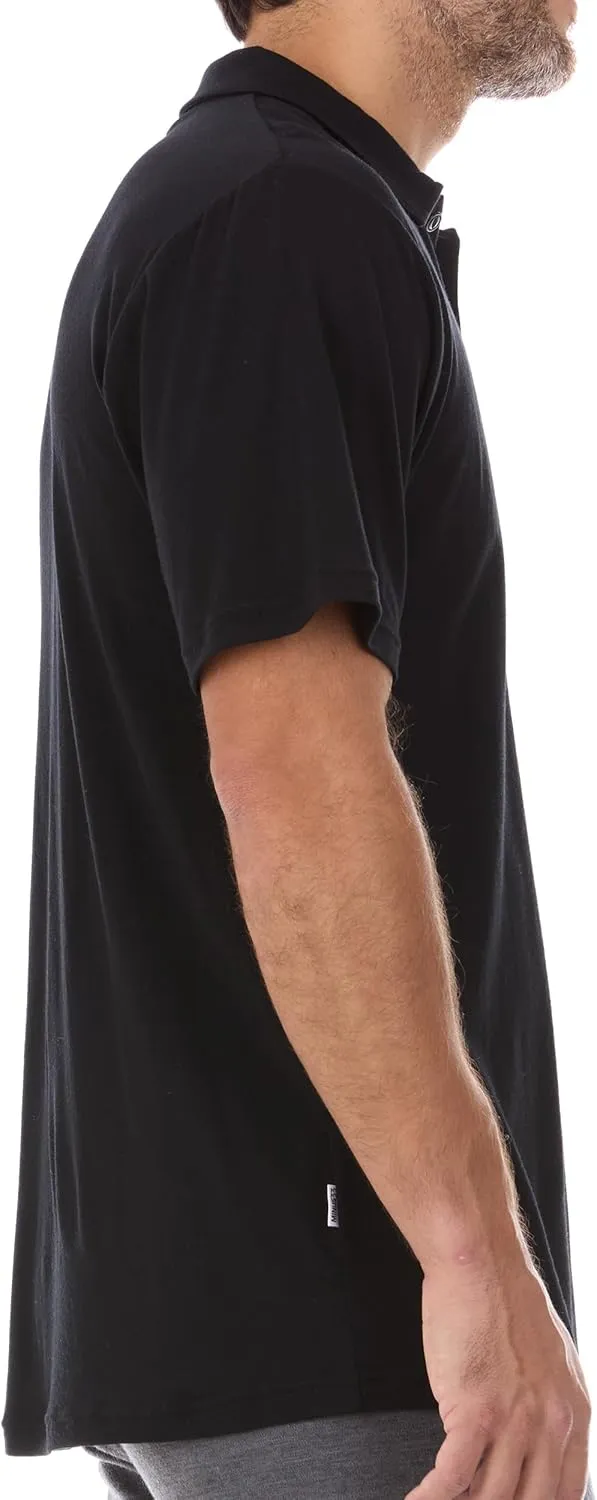 Men's Polo Shirt - Merino Wool - Golf Shirt - Work Shirt