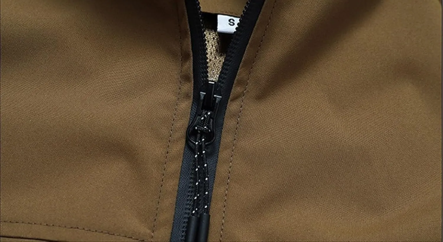 Men's Raincoat Outdoor Climbing Jacket Riding Trench Coat Windproof Lightweight Hardshell Jacket