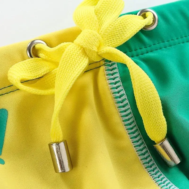 Mens Spell Color Drawstring Swim Briefs