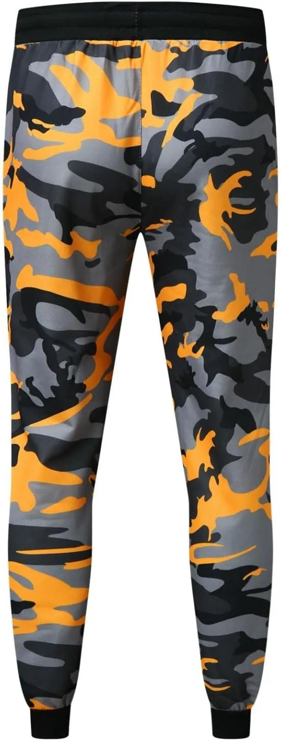 Men's Straight-fit Cargo Pants - Casual Tactical Pants Work Cargo Hiking Pants Camouflage Combat Cargo Trousers