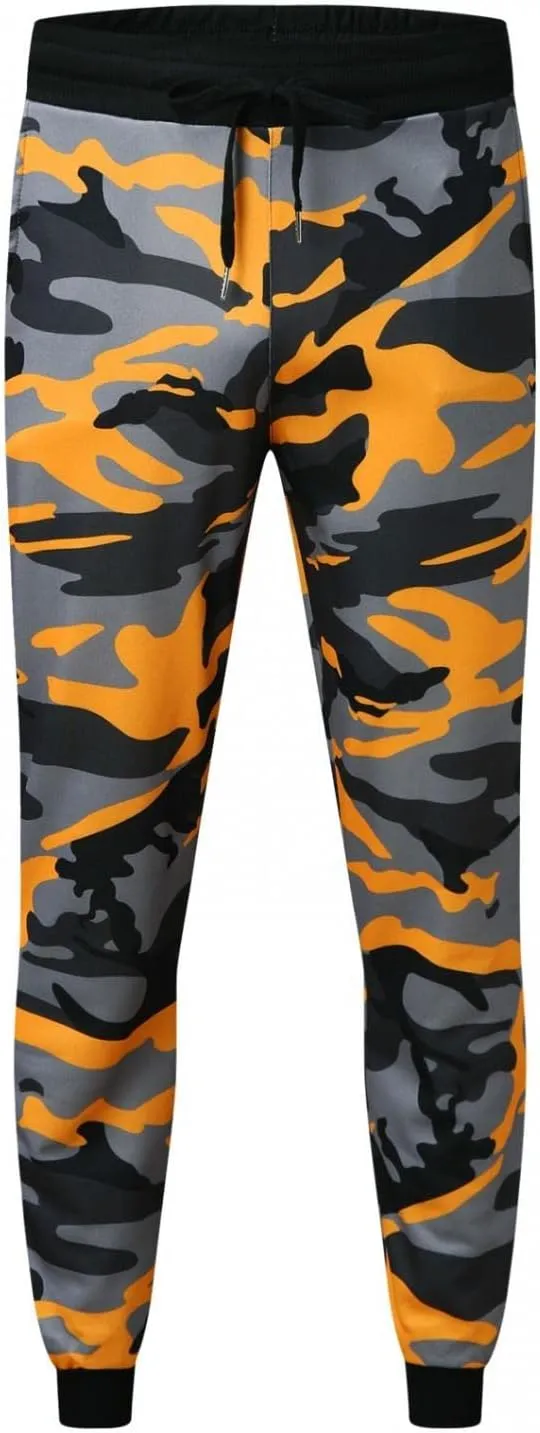 Men's Straight-fit Cargo Pants - Casual Tactical Pants Work Cargo Hiking Pants Camouflage Combat Cargo Trousers