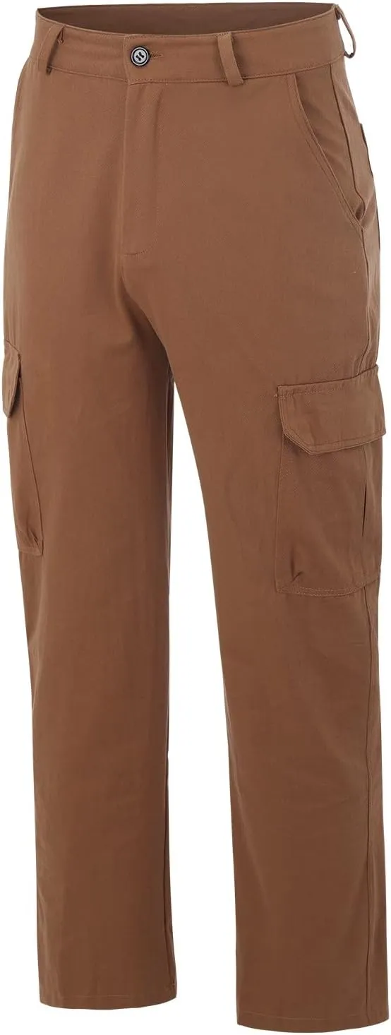 Mens Sweatpants Cargo Workout Pants for Running Sweatpants Hiking Casual Cotton Chinos Cargo Pants Drawstring Joggers