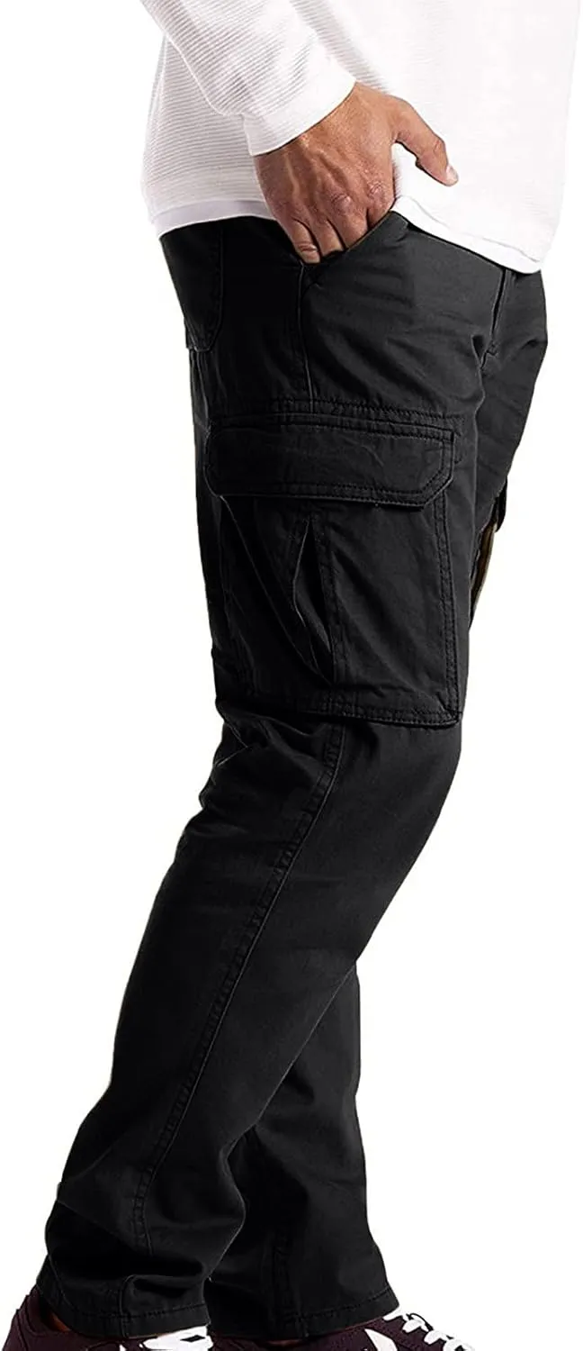 Mens Sweatpants Cargo Workout Pants for Running Sweatpants Hiking Casual Cotton Chinos Cargo Pants Drawstring Joggers