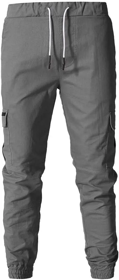 Mens Sweatpants Heavyweight Baggy Athletic Hiking Joggers Relaxed Fit Work Cargo Pants for Men Big and Tall Trousers