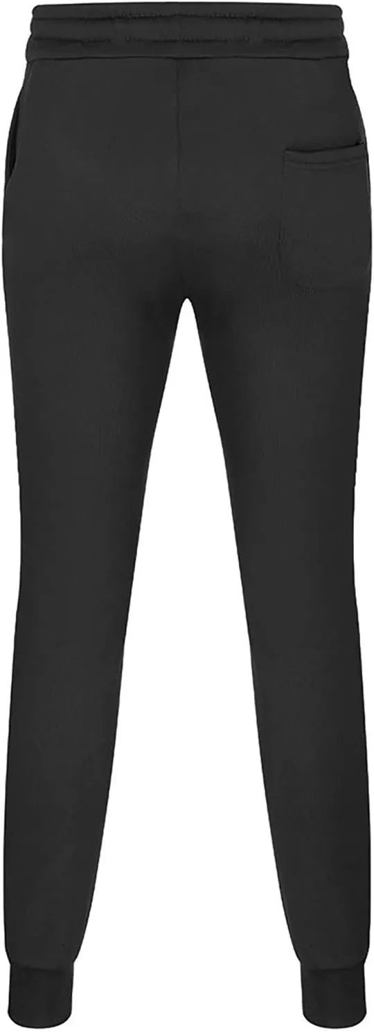 Mens Sweatpants Relaxed Fit Heavyweight Fleece Cargo Pants for Men Baggy Work Trousers Tactical Hiking Pants Joggers
