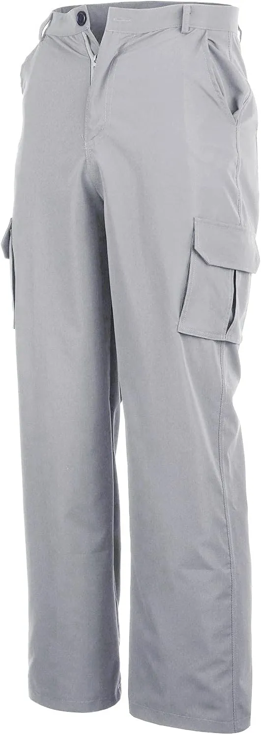 Mens Thin Work Pants Cargo Wear Work 6 Trousers Cargo Combat Pocket Full Men's Kitchen Work Pants for Men