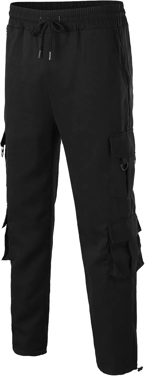 Mens Workout Cargo Sweatpants Pants Thermal Hiking Pants Men's Cargo Pants Lightweight Mens Work Pants Hiking Ripstop