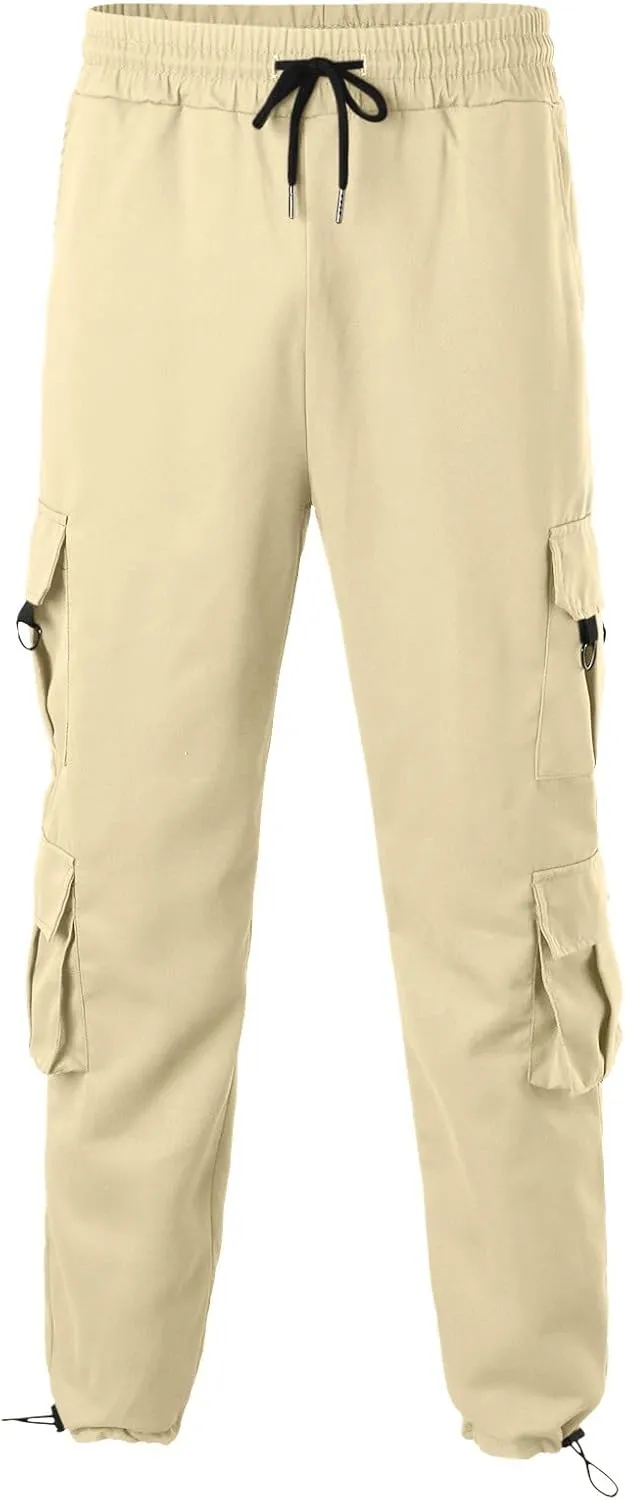 Mens Workout Cargo Sweatpants Pants Thermal Hiking Pants Men's Cargo Pants Lightweight Mens Work Pants Hiking Ripstop