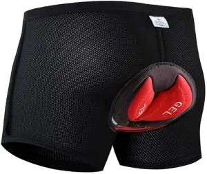 MOXILYN Men's 9D Padded Silica gel Bike Underwear Bicycle Cycling Underwear Biker Shorts Cycling Apparel Lightweight