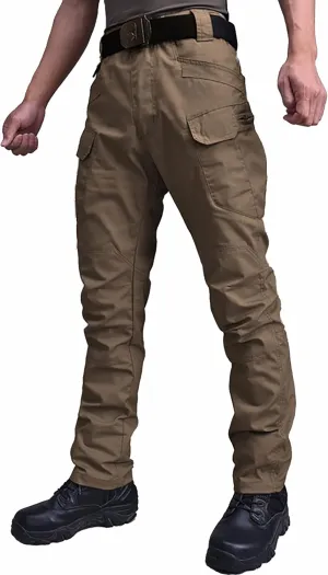 Muscularfit Sweatpants for Men 2023 Regular Fit Cotton Multi Pockets Straight Cargo Pants Casual Jogger Hiking Loose Trousers