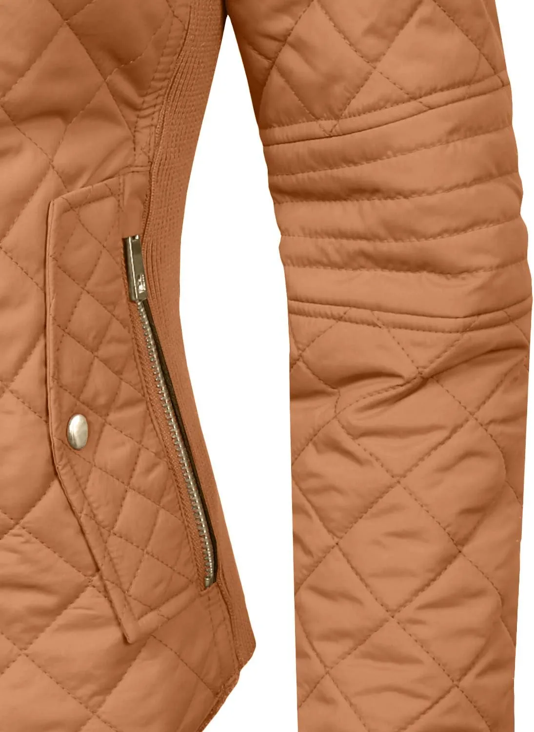 NE PEOPLE Womens Lightweight Quilted Zip Jacket (S-3XL)