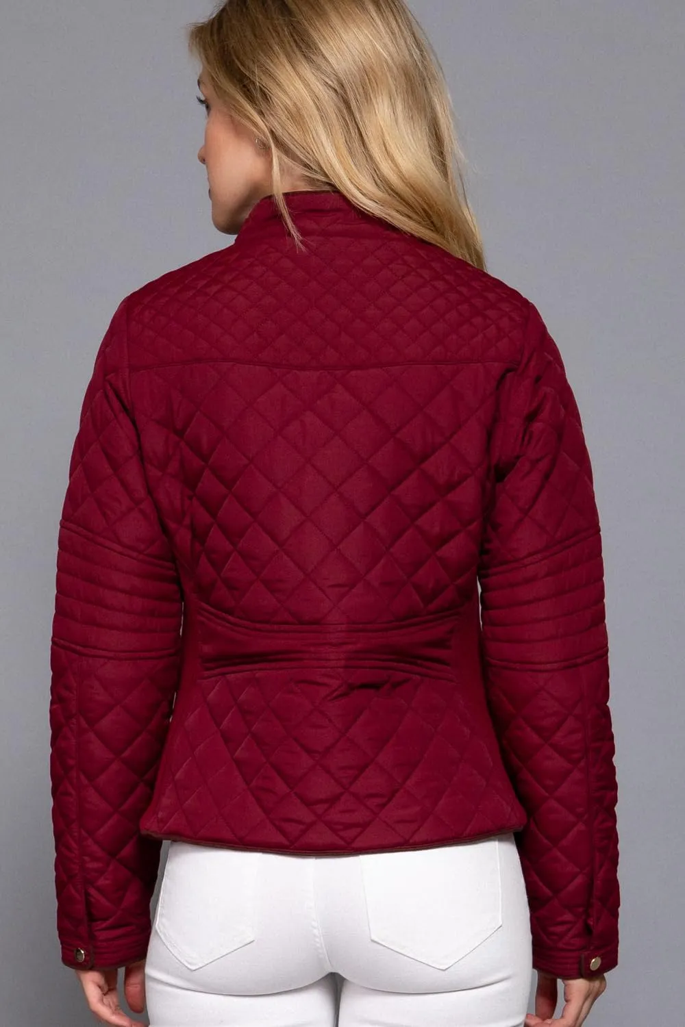 NE PEOPLE Womens Lightweight Quilted Zip Jacket (S-3XL)
