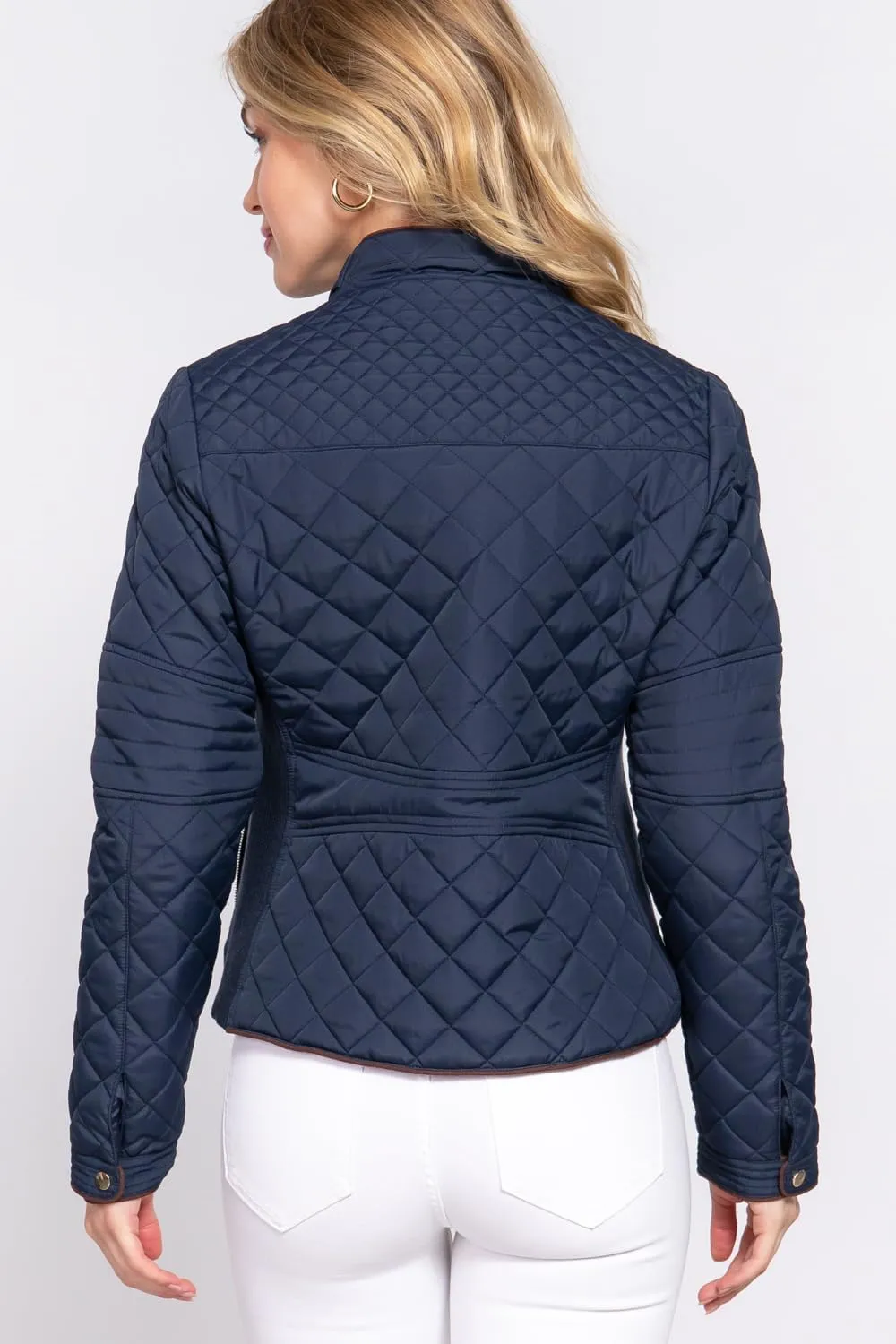 NE PEOPLE Womens Lightweight Quilted Zip Jacket (S-3XL)
