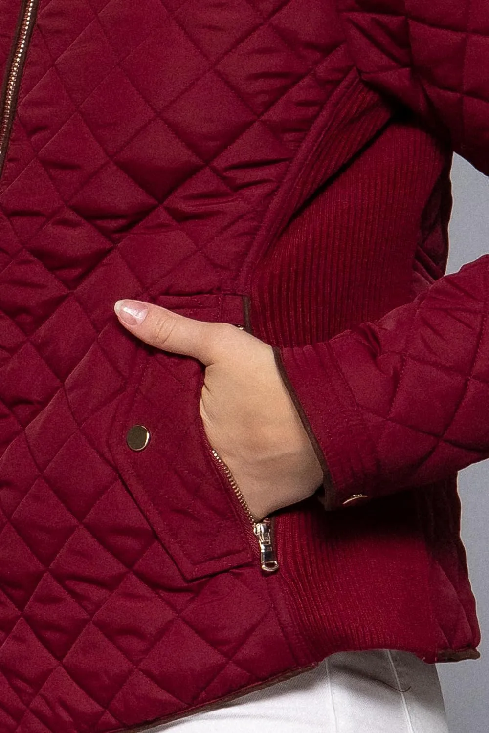 NE PEOPLE Womens Lightweight Quilted Zip Jacket (S-3XL)