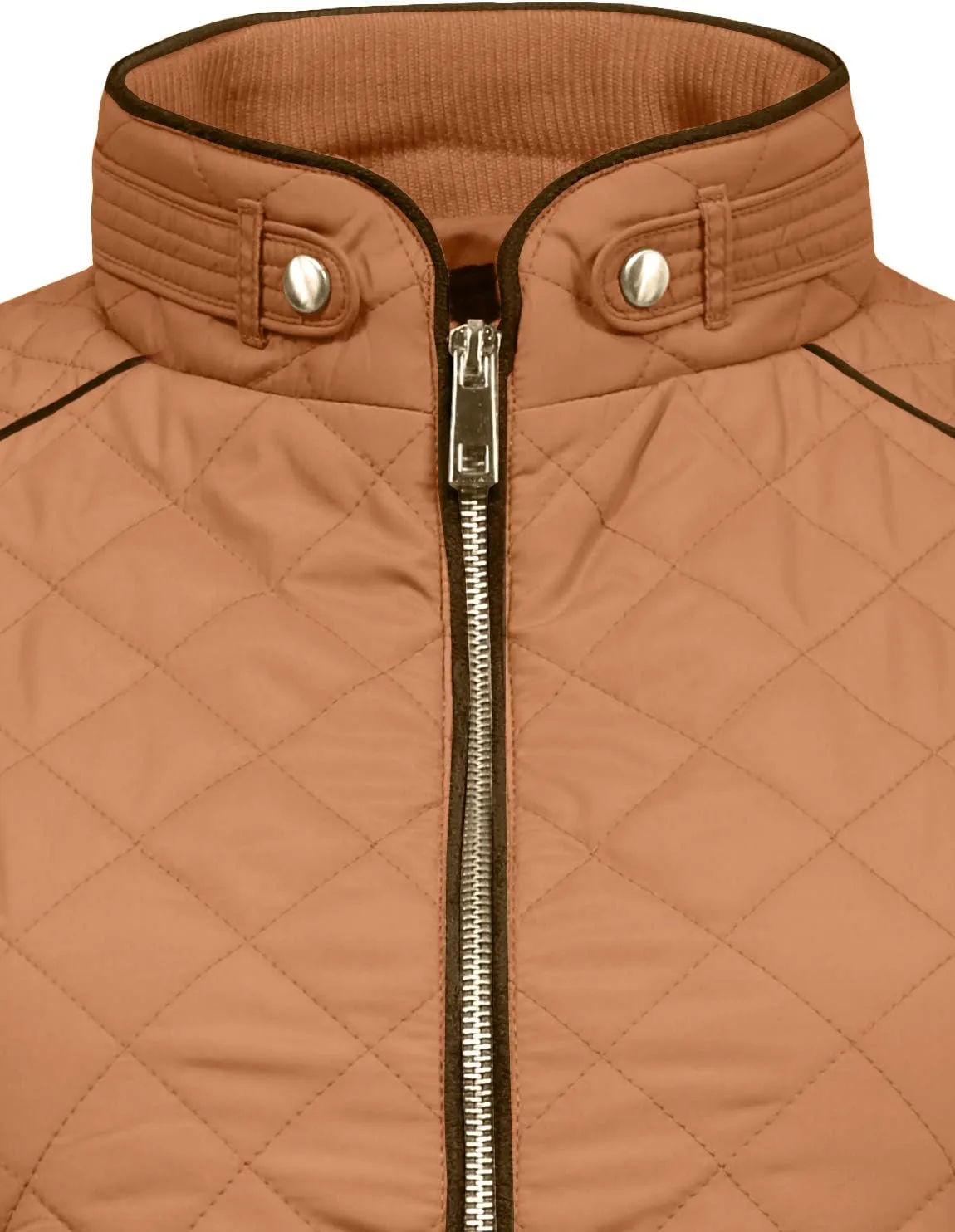 NE PEOPLE Womens Lightweight Quilted Zip Jacket (S-3XL)