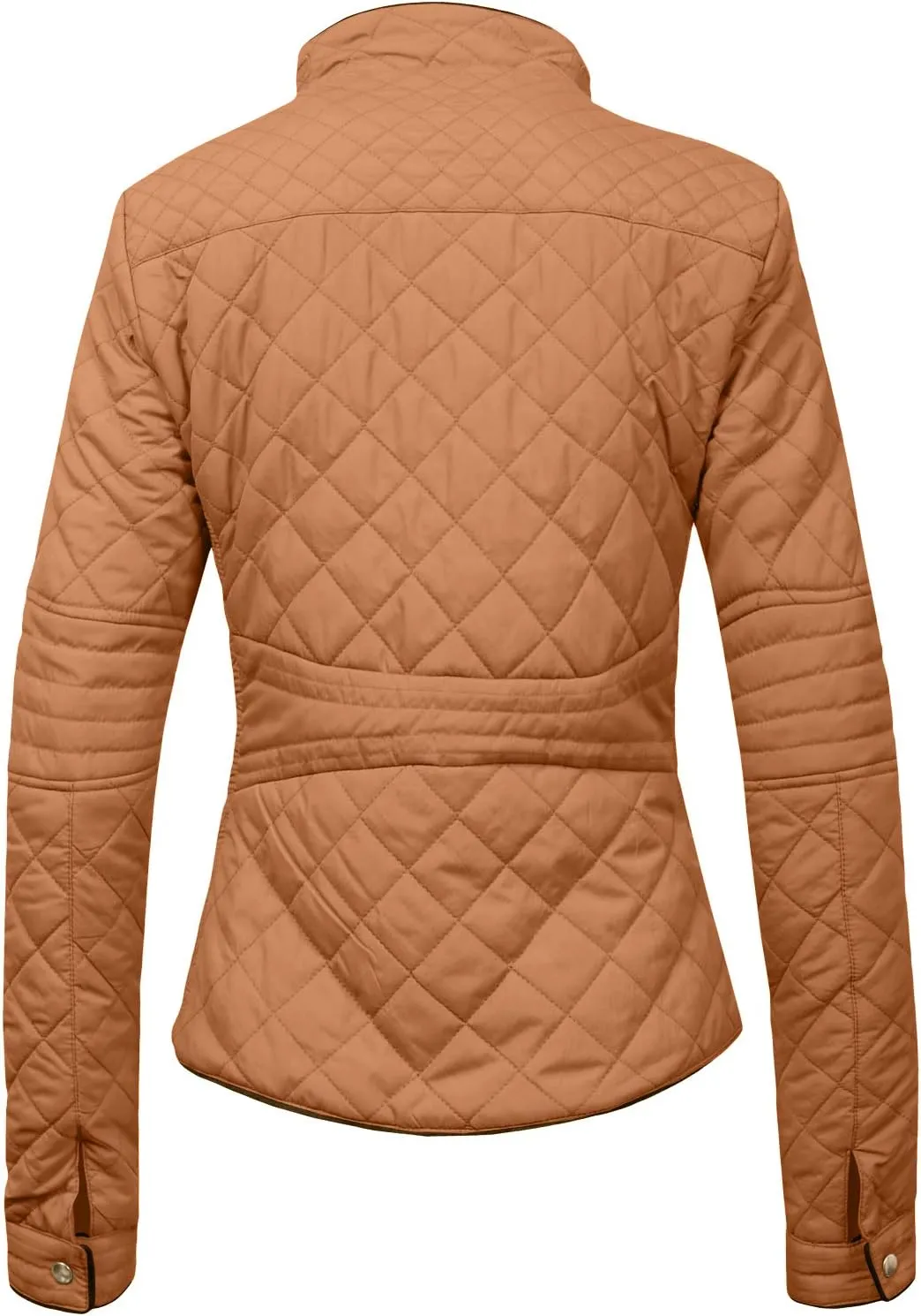 NE PEOPLE Womens Lightweight Quilted Zip Jacket (S-3XL)