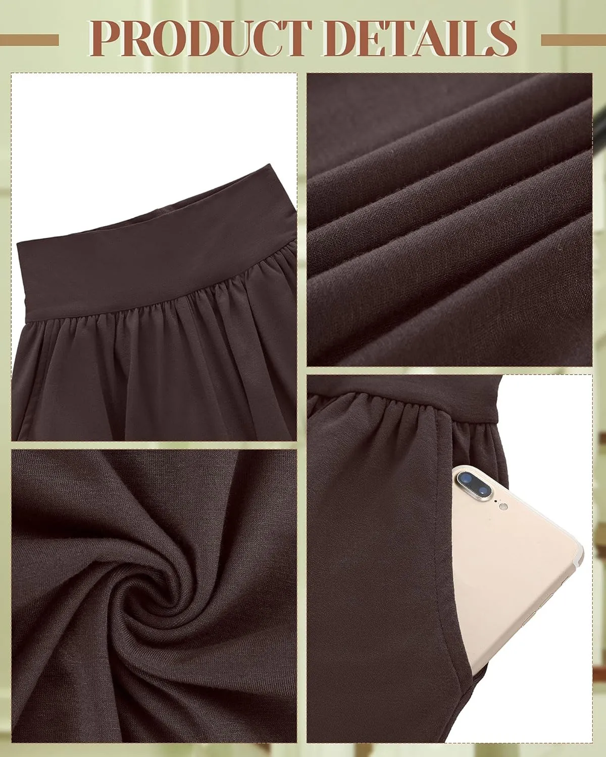 Neer 3 Pack Women Plus Size Wide Leg Yoga Pants High Waist Sweatpants Plus Size Palazzo Pants Lounge with Pockets
