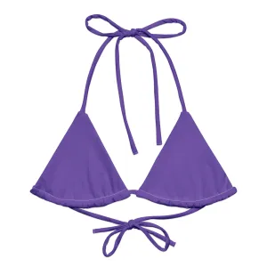 Non-Binary Solid String Bikini Top