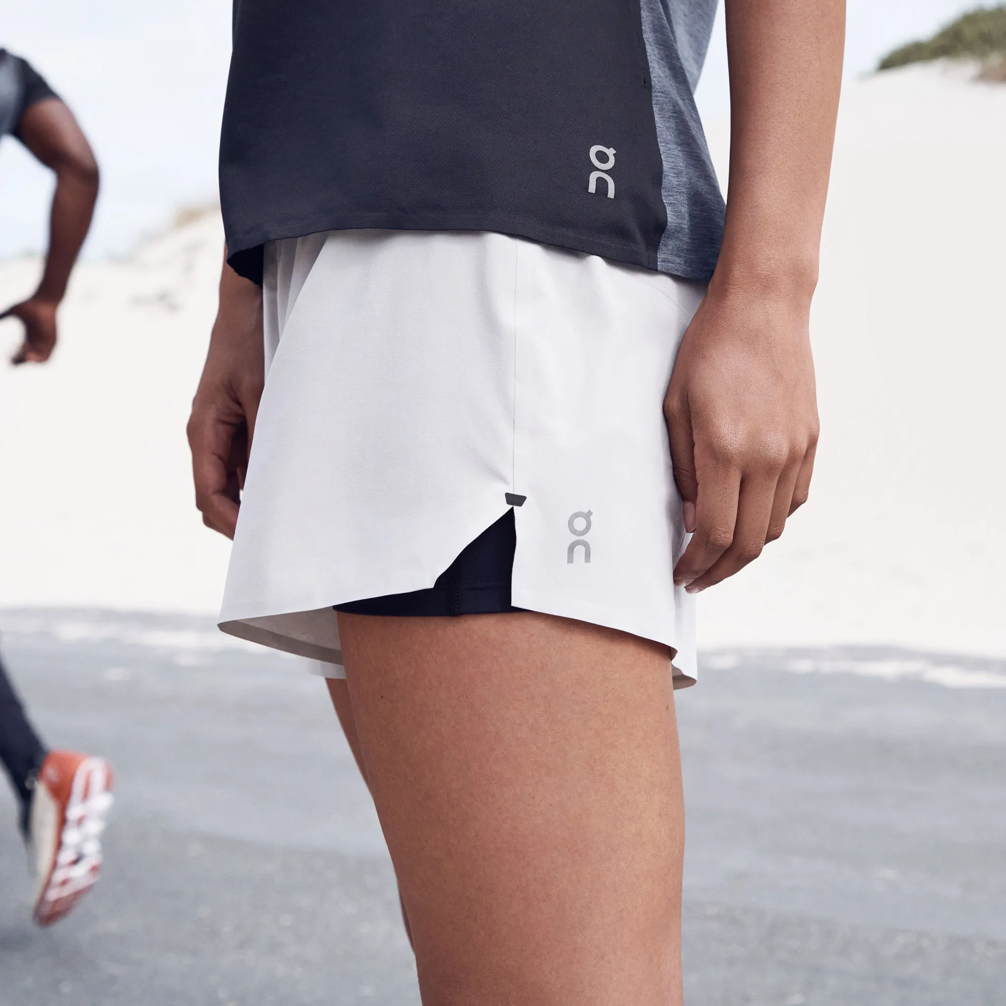 On Running Shorts Women's Glacier Black