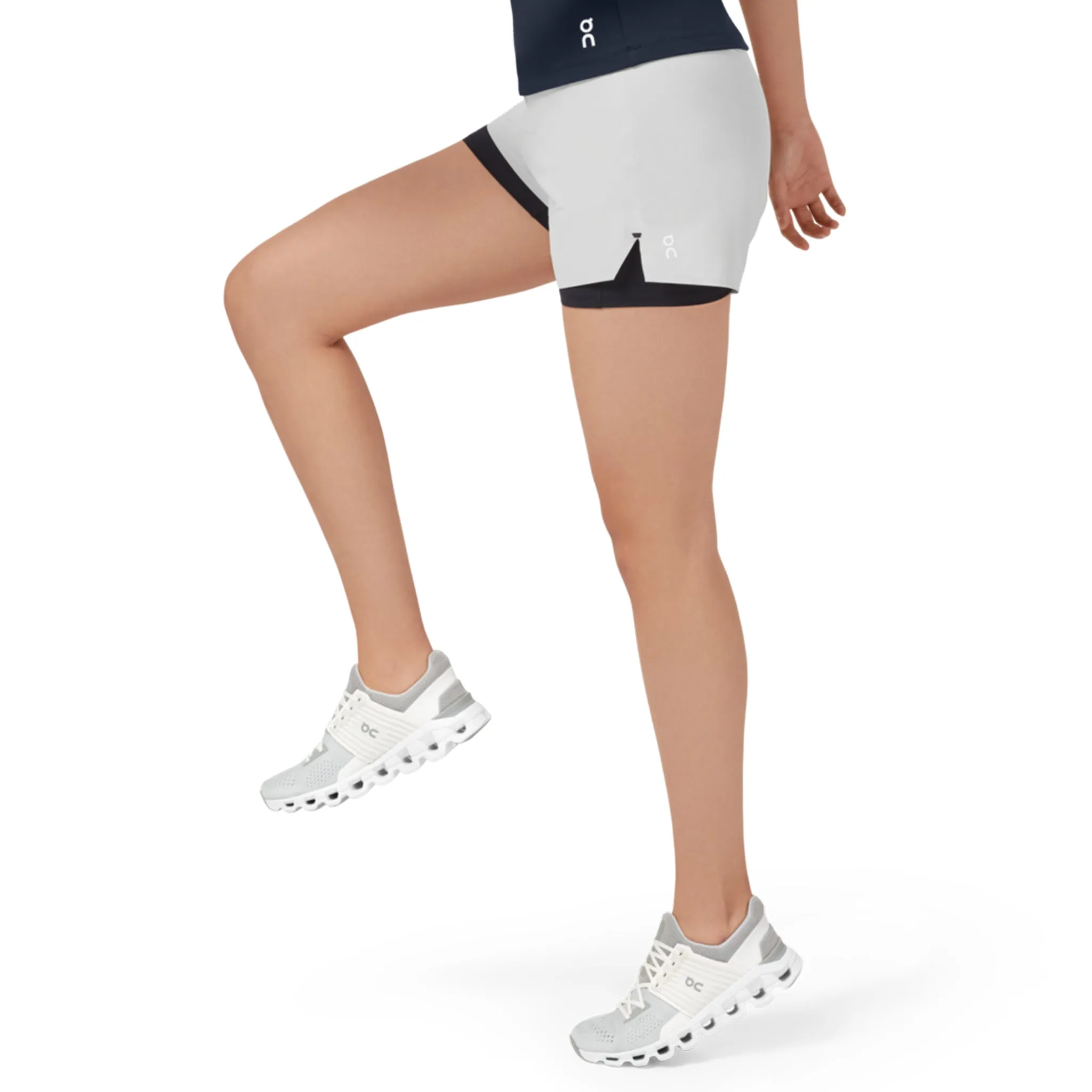 On Running Shorts Women's Glacier Black