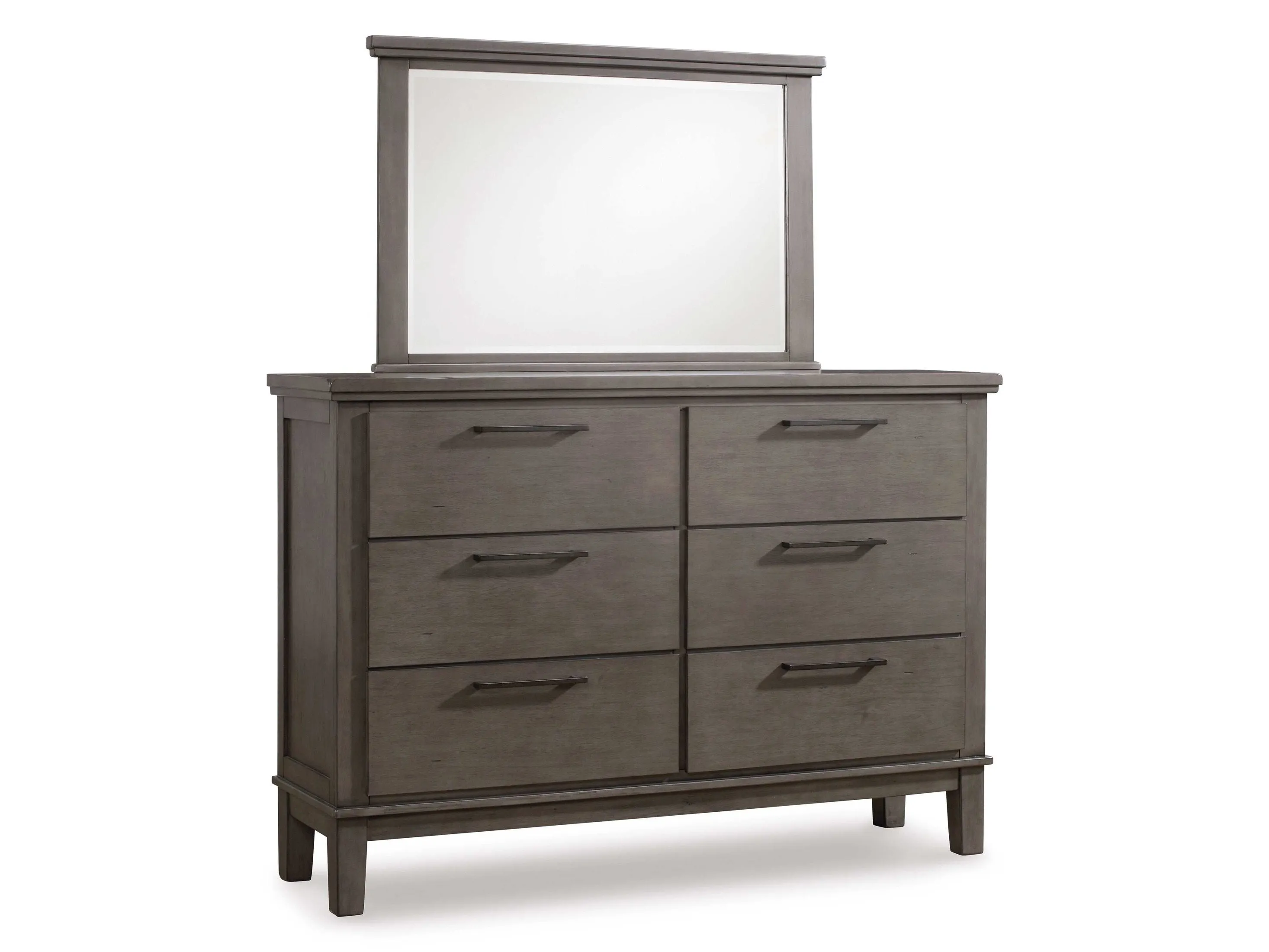 (Online Special Price) Hallanden Gray Dresser & Mirror